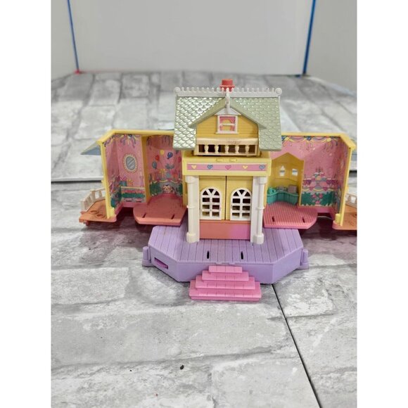 Vintage Polly Pocket Pop-Up Clubhouse Mansion Bluebird 1995 House Only‎ VIDEO - Picture 16 of 16